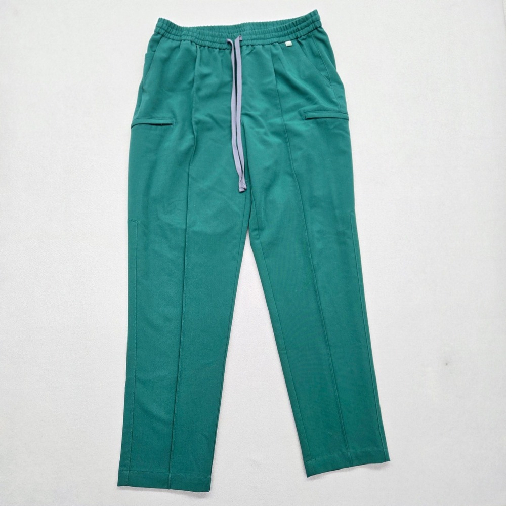 Mediclo Milos Green Relaxed Straight Leg Cargo Scrub Pants Large  Techwear EUC